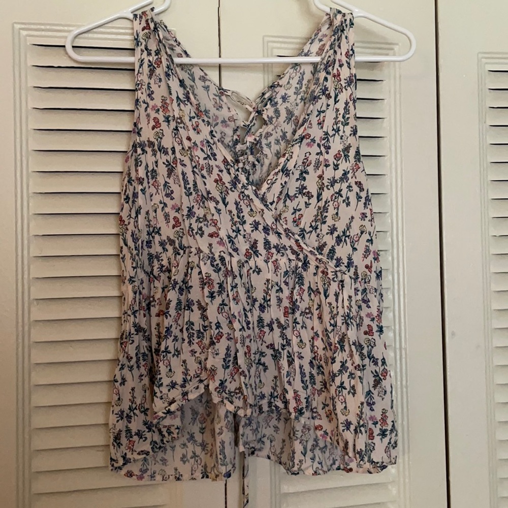 Floral tank top